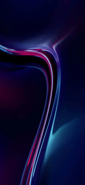 1080x2340 4k Neon Abstract Wave