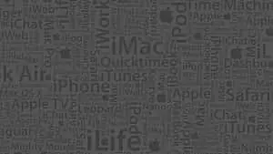 1920x1080 Apple Background Art Text Effect