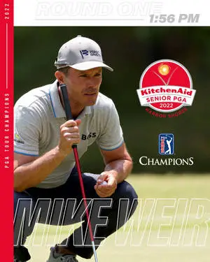 Mike Weir in Action - 2022 Golf Champions