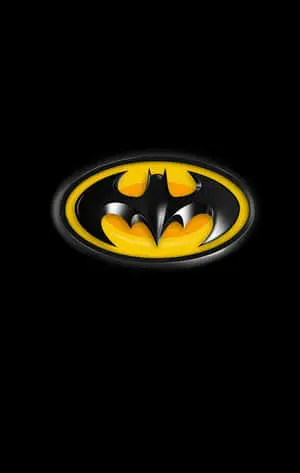 3 D Batman Symboli Phone Wallpaper