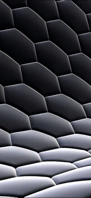 3D Phone Monochrome Sloped Honeycomb