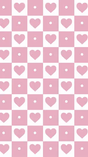 Purple Hearts Aesthetic VSCO Pattern Background
