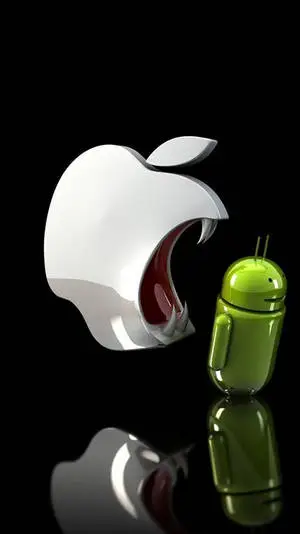 Android And Apple Logo iPhone