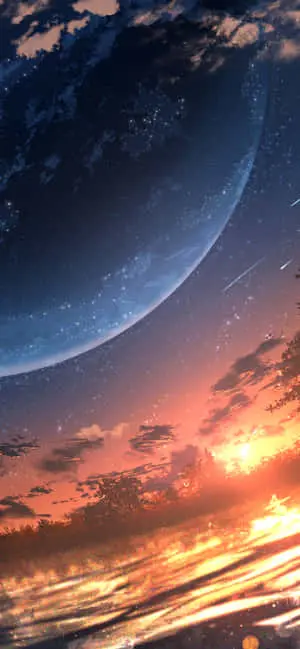 Enjoy the Anime Sunset from your iPhone