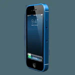 Artistic Blue iPhone Concept PNG 66