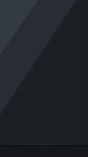 Asymmetrical Minimalist Black Phone