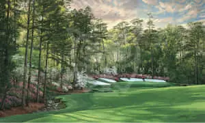 A beautiful view of Augusta National Golf Course