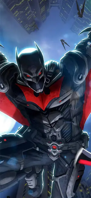 Batman Arkham City iPhone Black and Red Armour
