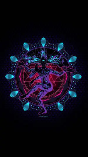 Bholenath HD Shiva Neon Colors