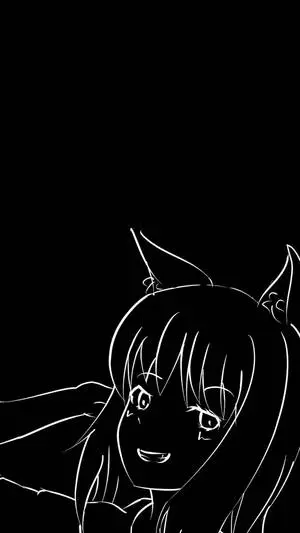 Black And White Anime Aesthetic Girl Artwork
