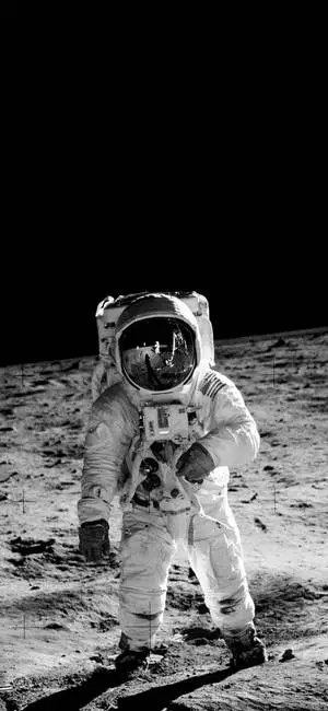 Black And White iPhone Astronaut 