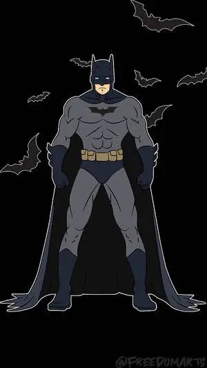 Black Batman Art iPhone