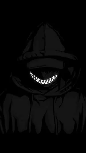 Black Creepy Smile