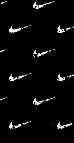 Black Nike Check Pattern