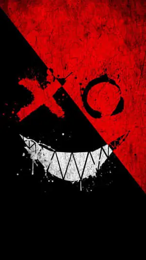 Black Red Smile