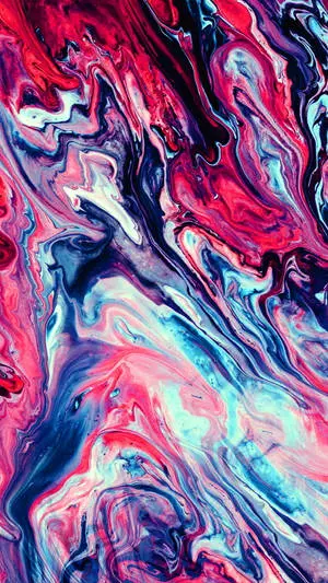 Blue And Red Marble iPhone