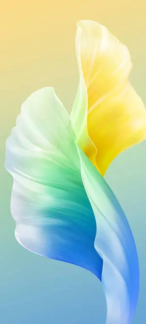 Blue And Yellow Vivo Y20 Abstract