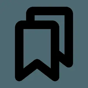Bookmark Icon Black