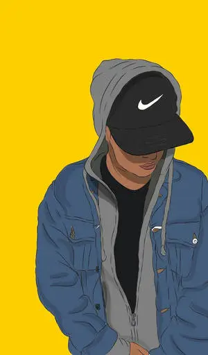 Boy In Nike Cap Swag