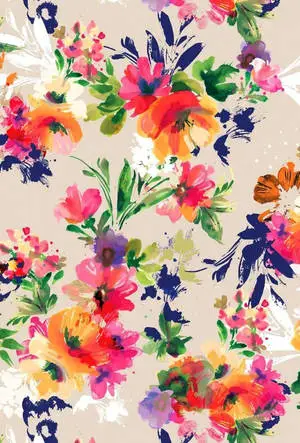 Bright Coloured Flowers Floral Iphone