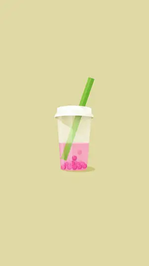 Bubble Tea Minimalist Iphone