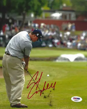 Chad Campbell Playing Golf Signature 