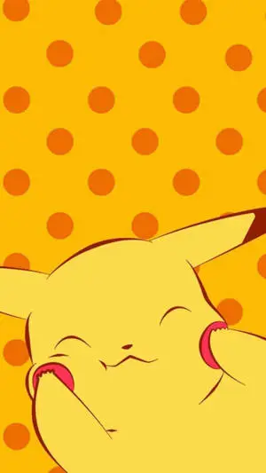Charming Pikachu Close-Up Pokemon Iphone