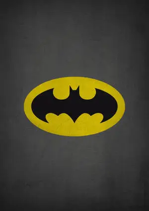 Classic Yellow Batman Logo iPhone