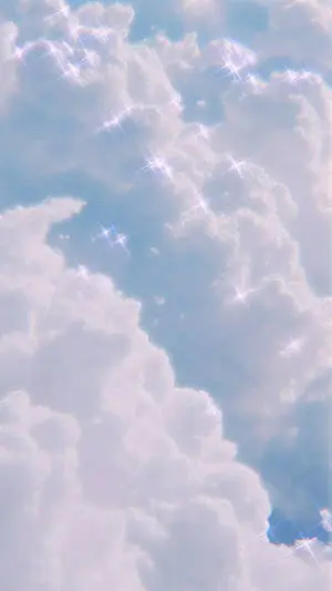 Cloudy Sky Light Blue Aesthetic iPhone