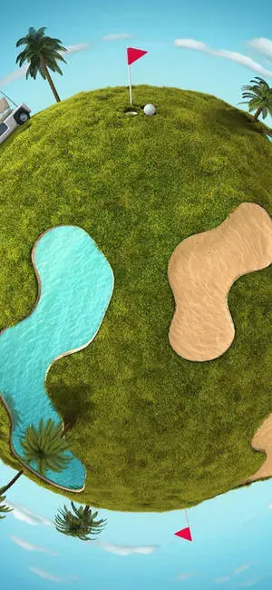 Cool Golf Course 360 Degree Shot