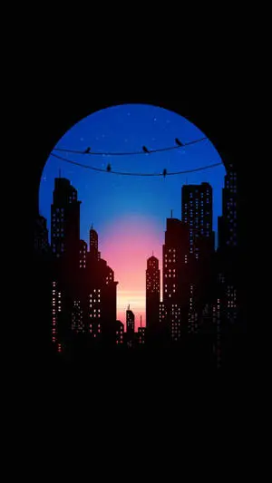 Cool Minimal Sunset Iphone 