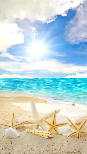 Enjoy some fun in the sun with this cute beach iPhone background! 