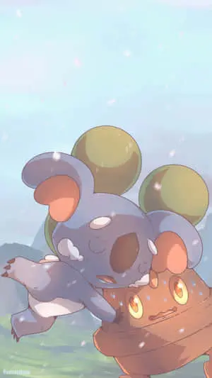 Cute Komala Drawing iPhone