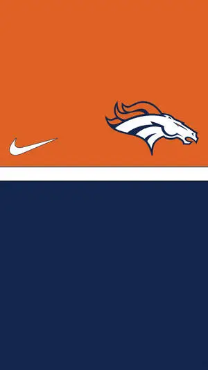 Denver Broncos Blue Orange iPhone