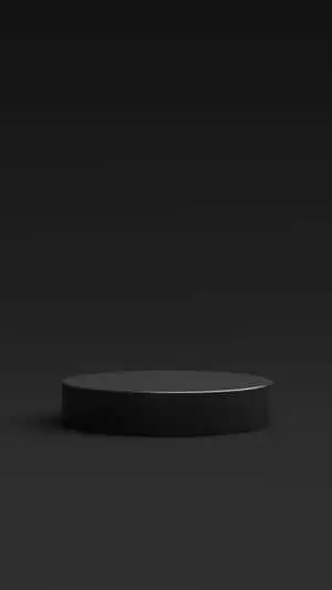 Simple Cylinder Podium Design Black Background