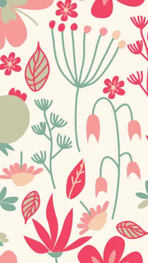 Add a Bit of Natural Beauty to Your Space with this Flower Iphone Wallpaper 