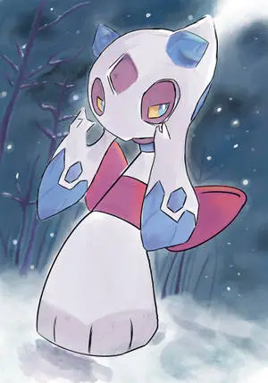 Froslass In Wintry Outdoor Setting