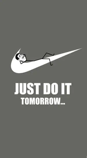 Stick Man On Nike Logo Funny Adult Phone