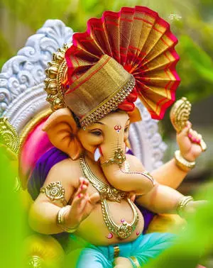 Ganesh Forest Statue IPhone