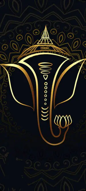 Ganesh Golden Elephant IPhone
