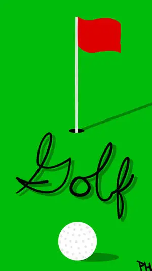 Golf Red Flag Iphone