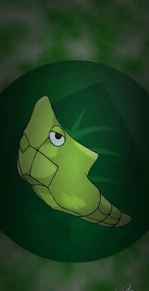 Green Leaf With Metapod Phone