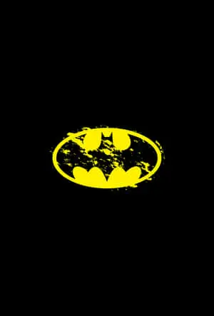 Grunge_ Batman_ Symbol_on_ Black_ Background