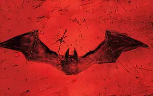 Grungy Batman Logo For Phone