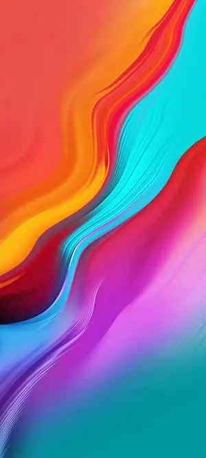 Infinix Smart 4 Abstract Colorful Curves