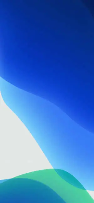 iOS 13 Blue White Background