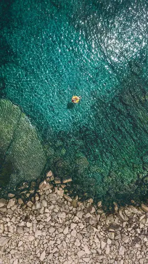 iPhone 7 Beach Girl Swimming