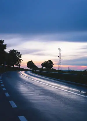 iPhone Landscape Daylight Empty Road