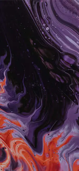 iPhone X Abstract Dark Oil Paint