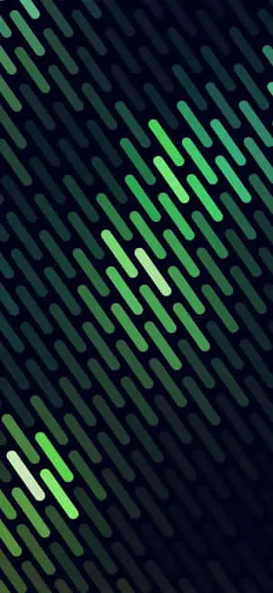 iPhone X Abstract Green Lines